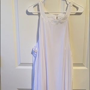 Woman’s white Maxi dress